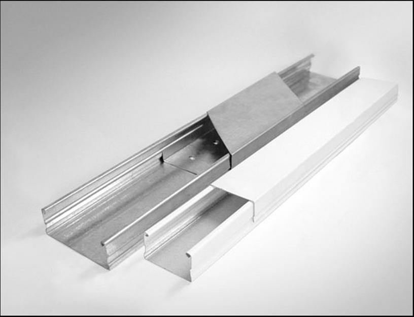 Кабель канал металлический СПМ 60х35 (цинк) фото 1