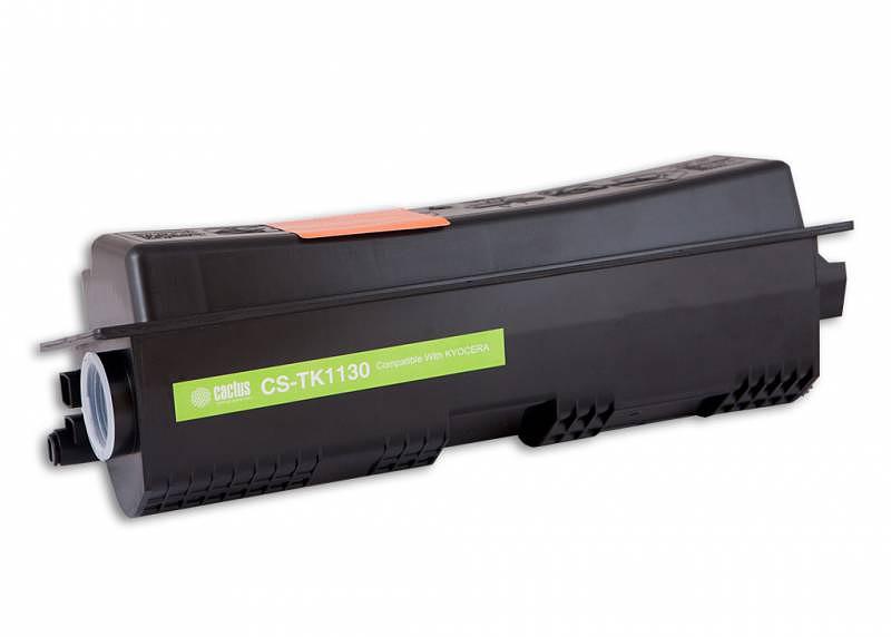 Картридж лазерный Cactus CS-TK1130 черный (3000стр.) для Kyocera FS-1030/1130 фото 2