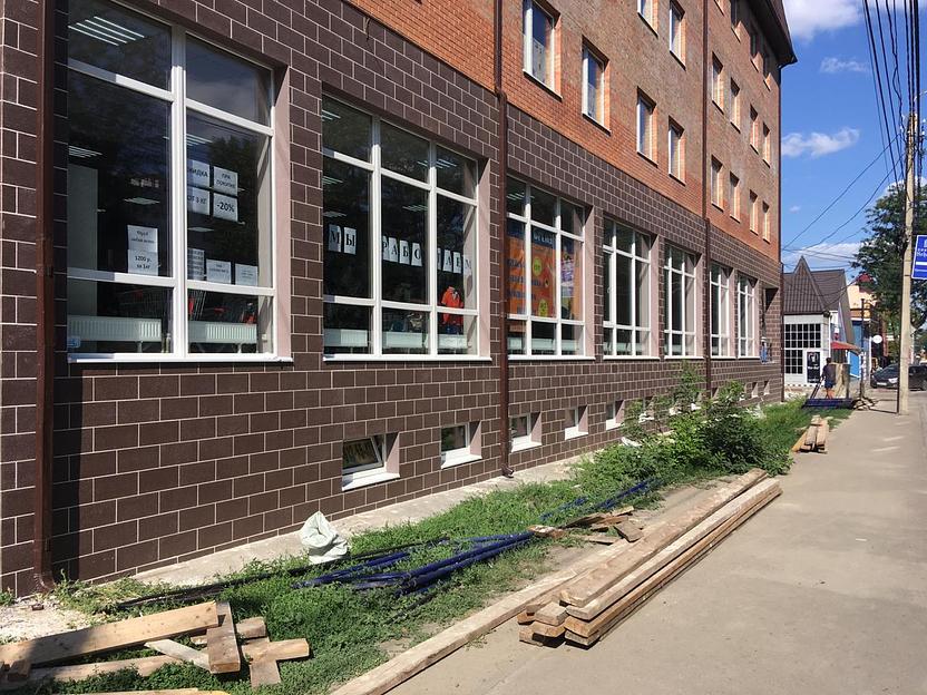 Декоративное покрытие АМК блок №404 красно-коричневый ОПТ фото 8