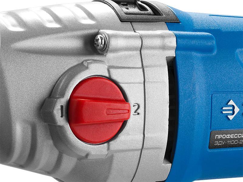 Дрель ударная Зубр ЗДУ-1100-2 ЭРМКМ2 1100Вт патрон:кулачковый реверс (кейс в комплекте) фото 3
