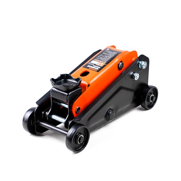 Гидравлический компактный подкатной домкрат 2.5т 135-395мм Kingqueen QJD61-3A-1 фото 9