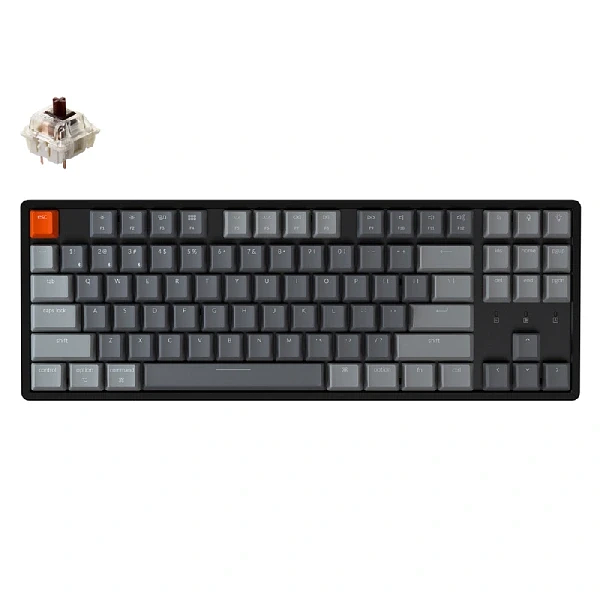 Клавиатура Keychron K8 87 Key Aluminum Frame Gateron RGB Brown фото 1
