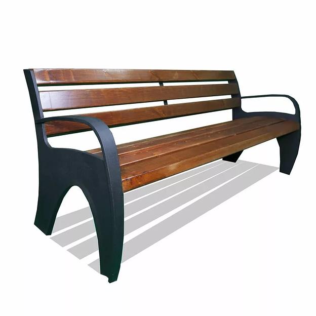 Чугунная скамейка парковая «Парус» ОПТ фото 1