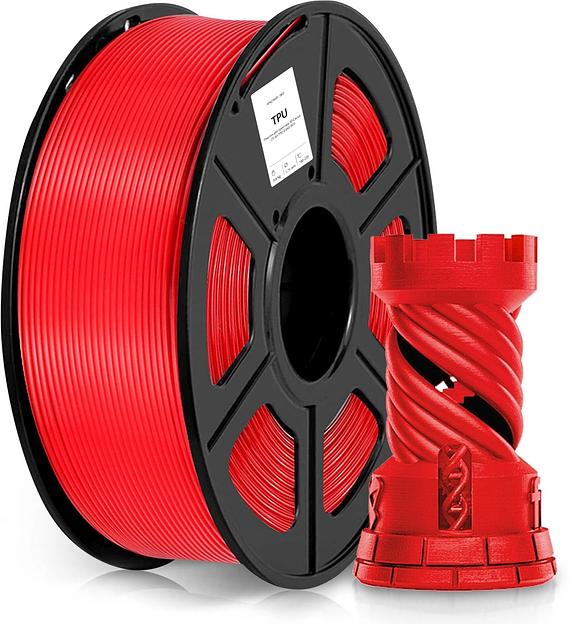 Пластик для принтера 3D Cactus CS-3D-TPU-0.8KG-RED TPU d1.75мм 0.8кг 1цв. фото 1