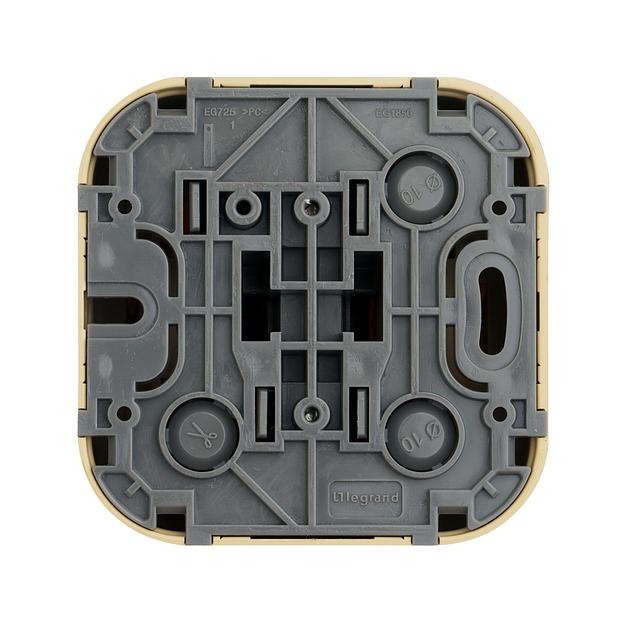 Legrand 782260 Выключатель 10A одноклавишный Quteo (Дерево) фото 4