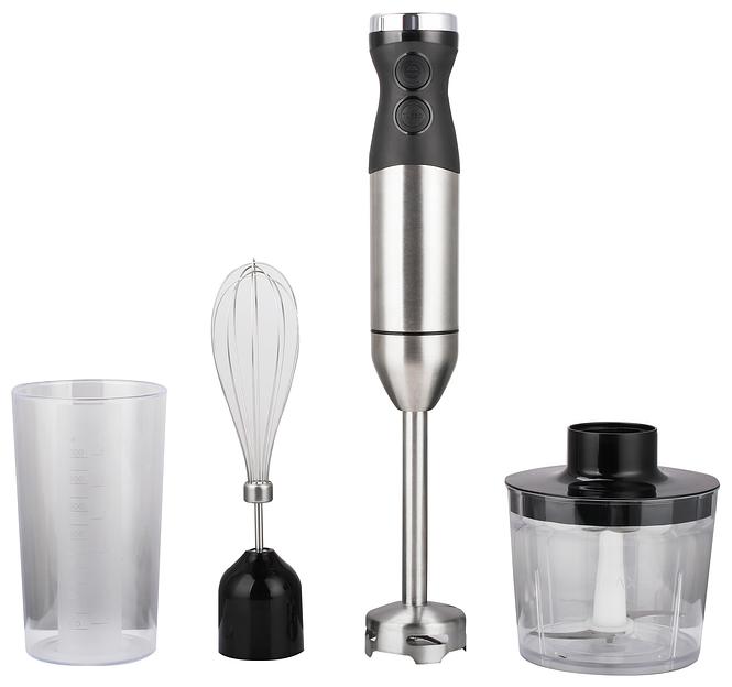 Блендер погружной Hyundai HYB-H3824 800Вт серебристый/черный фото 1