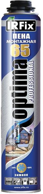 Пена монтажная IRFix OPTIMA 65 профессиональная зимняя 800мл фото 1