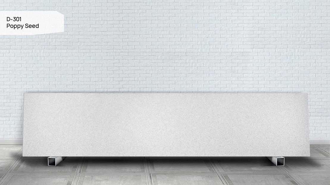 Кварцевый камень Grandex «D-301 Poppy Seed» ОПТ фото 5