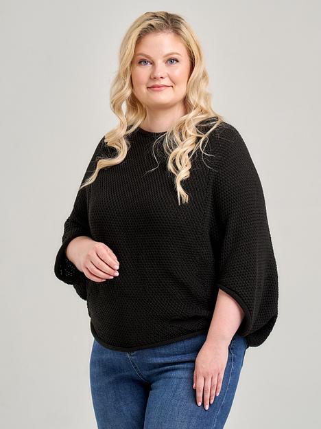 Кардиган Аванта черный 44-52, 54-62 ОПТ фото 1