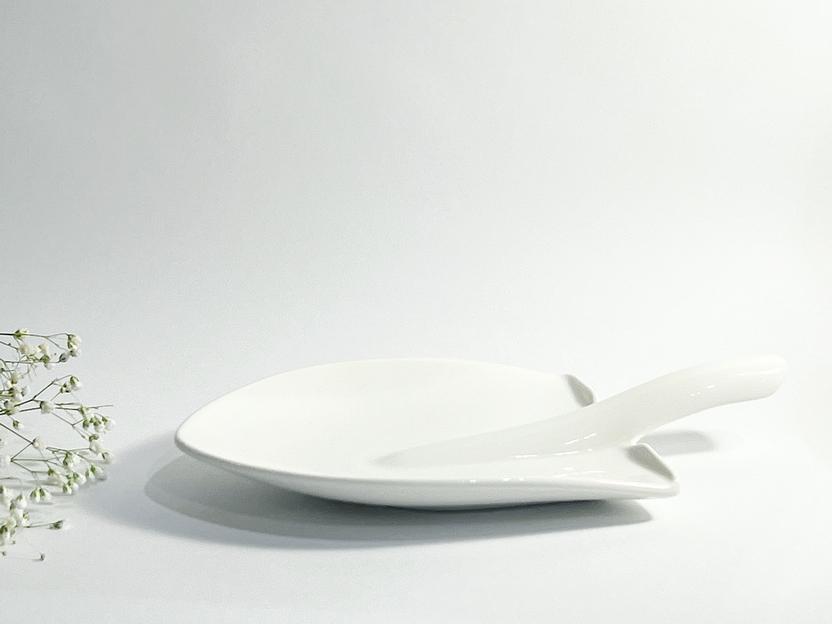 Блюдо фарфоровое Safari Shop лопата «Chalk», опт фото 1