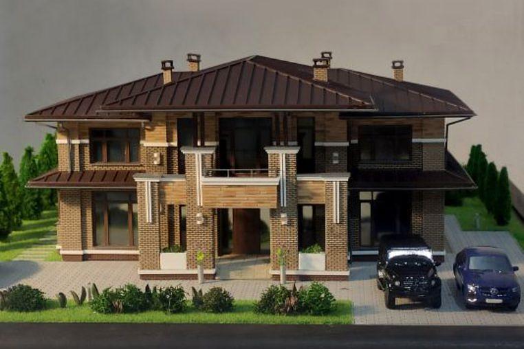 Изготовление макетов коттеджей и коттеджных поселков фото 4