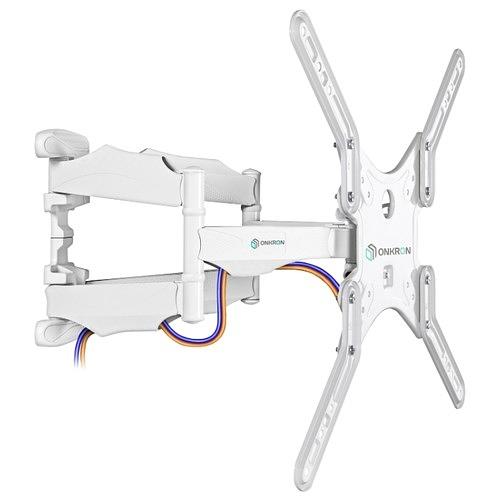 ONKRON M5 белый Для телевизоров диагональю 32"-60" Максимальная нагрузка: 36,4 кг VESA: 100x100, 200x100, 200x200, 200x300, 200x400, 300x300, 400x200, 400x300, 400x400 мм фото 1