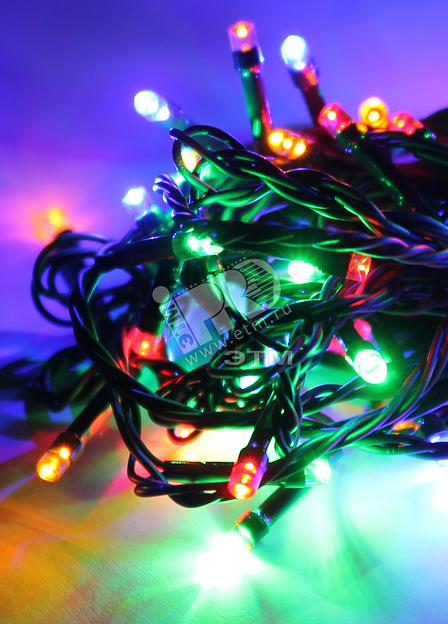 Гирлянда 120LED RGB 12.8м 8 режимов фото 1