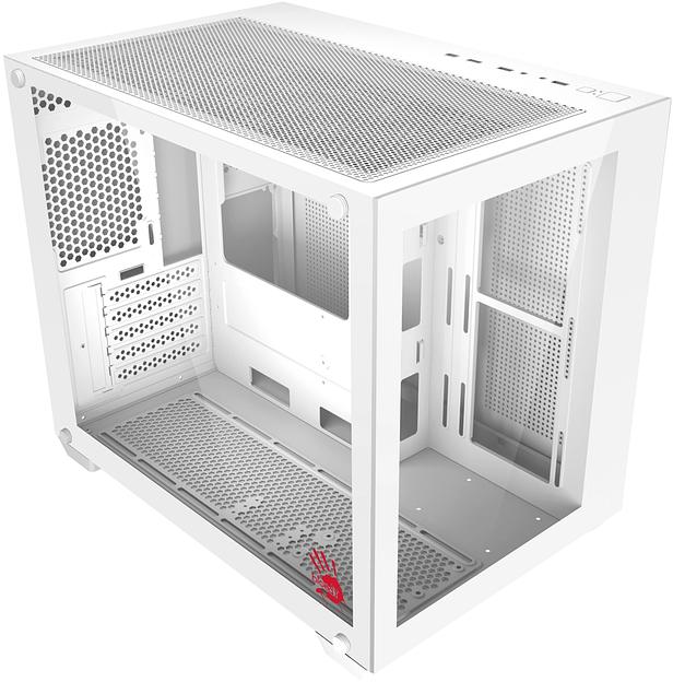 Корпус Bloody BD-CC108 белый без БП mATX 9x120mm 2xUSB3.0 audio bott PSU фото 5