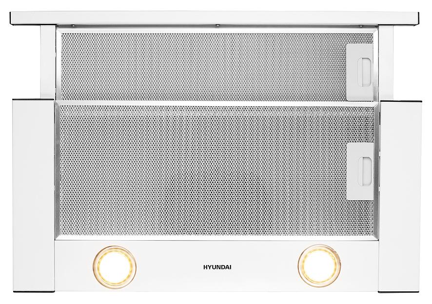 Вытяжка встраиваемая Hyundai HBH 6232 IX нержавеющая сталь управление: кнопочное (1 мотор) фото 2