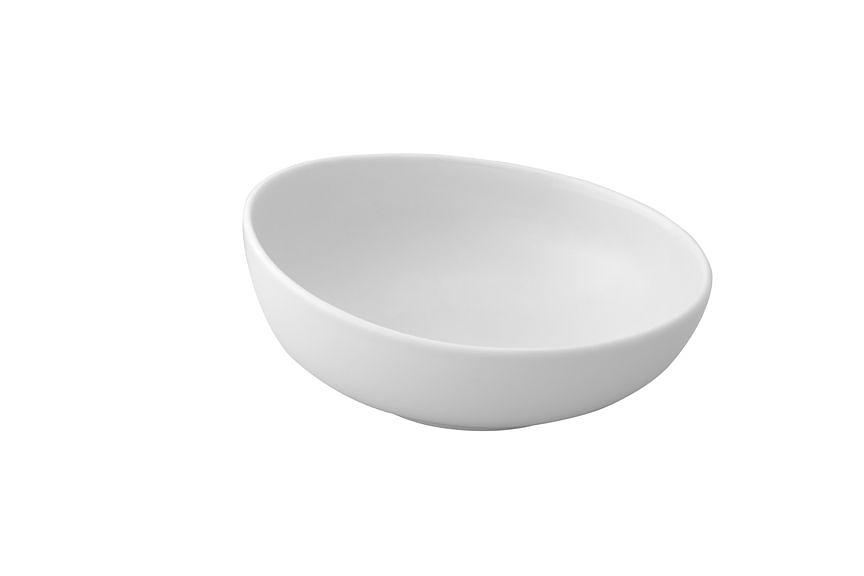 Салатник d=120 мм. 170 мл. h=47/95 мм. с приподнятым краем Белый Ариан /1/12/ фото 1