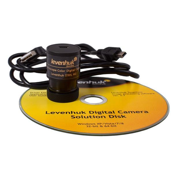 Микроскоп Levenhuk Rainbow D50L PLUS, 2 Мпикс, MoonstoneЛунный камень > фото 10