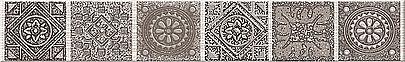 Плитка керамическая  AZORI Grazia Mocca 405x62 бордюр Nefertiti фото 1