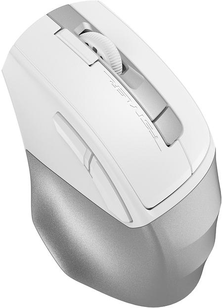 Мышь A4Tech Fstyler FG45CS Air2 белый/серебристый оптическая (2000dpi) silent беспроводная USB для ноутбука (7but) фото 6