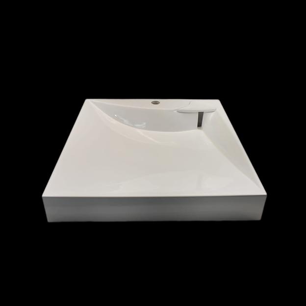 Раковина из искусственного камня «Калипсо» для установки над стиральной машиной ОПТ фото 2