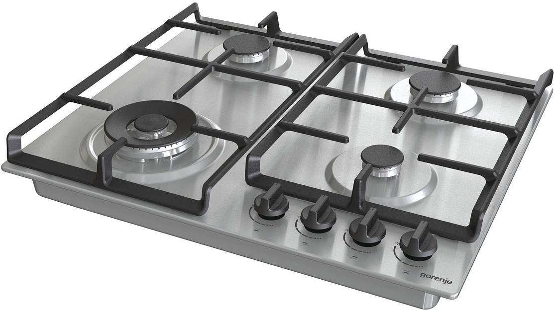 Газовая варочная поверхность Gorenje GW641EBX нержавеющая сталь фото 2
