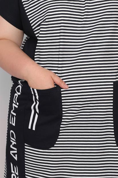 Платье Style Magro «Линия plus», тёмно-синий, опт фото 5