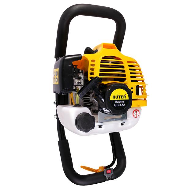 Мотобур Huter GGD-52 2-х такт. 1400Вт 1.9л.с. 52см3 8700об/мин (70/13/1) фото 3
