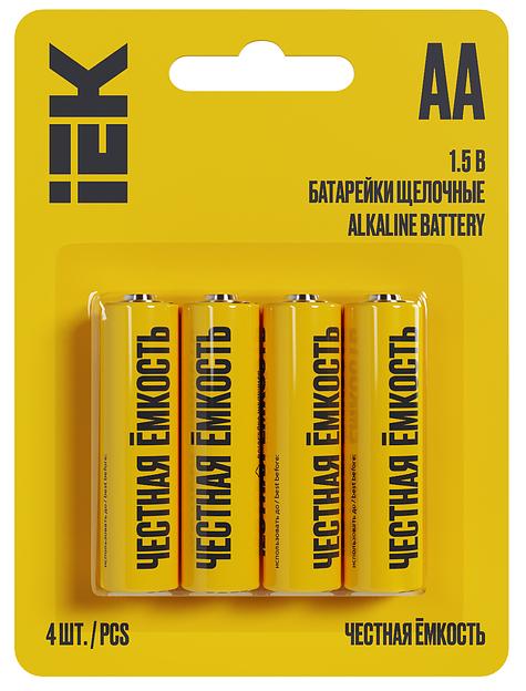 Батарейка щелочная Alkaline LR06/AA (4шт/бли стер) фото 1