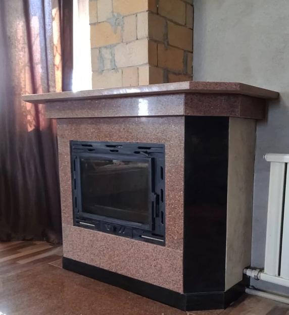 Камин гранитный под заказ фото 2