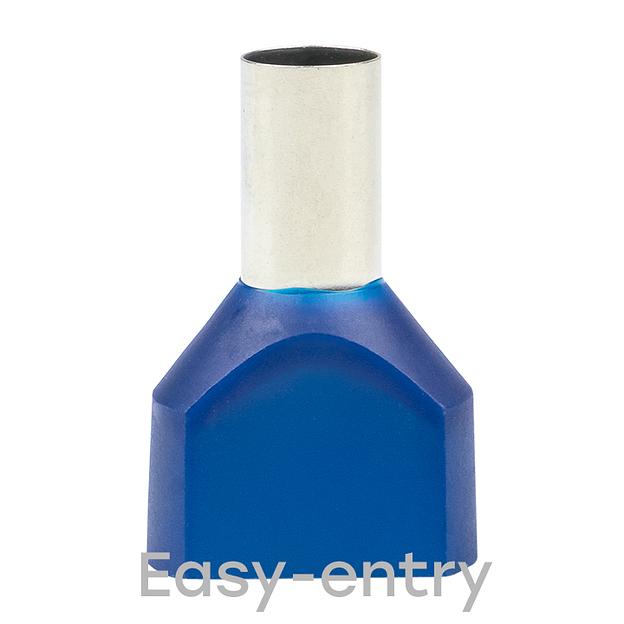 EKF nhvi2-16.0-14 Наконечник штыревой втулочный изолированный НШвИ(2) 16,0-14 (50шт.) EKF PROxima фото 3