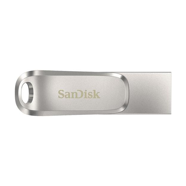 Флеш Диск Sandisk 128Gb Ultra Dual Drive Luxe SDDDC4-128G-G46 USB3.1 серебристый фото 1