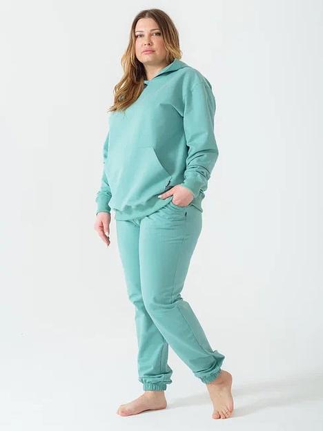 Брюки женские с начесом мятные Mirom, опт фото 1