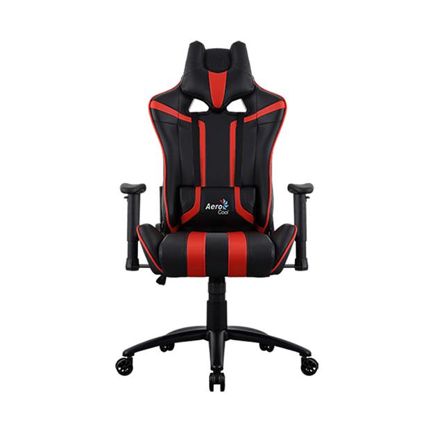 Игровое компьютерное кресло  Aerocool  AC120 AIR-BR Чёрно-Красный фото 2