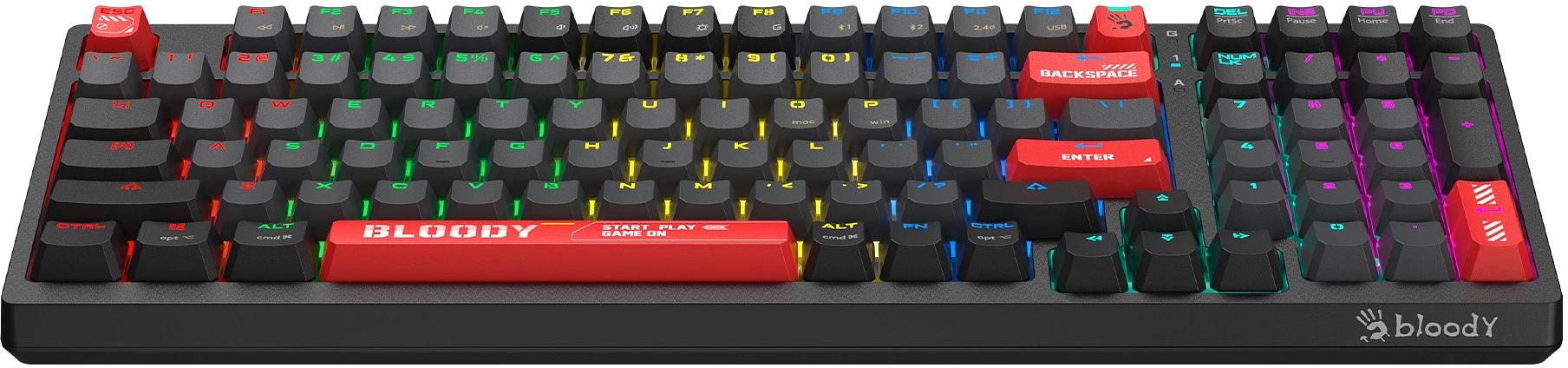 Клавиатура A4Tech Bloody WS98 механическая черный/красный USB for gamer LED (WS98) фото 9