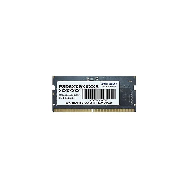 Оперативная память Patriot PSD516G480081S DDR5 - 1x 16ГБ 4800МГц, для ноутбуков (SO-DIMM), Ret фото 1