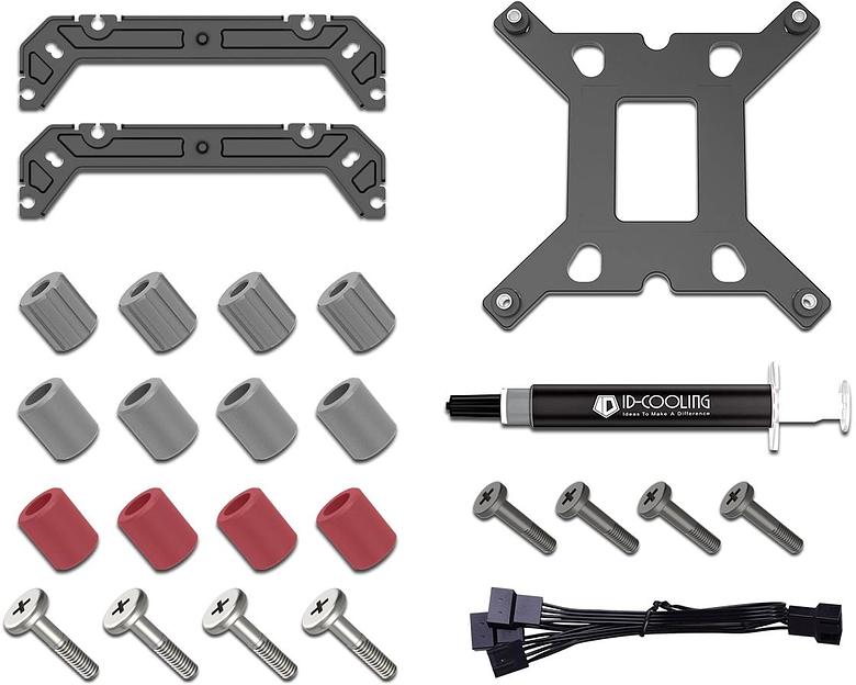 Устройство охлаждения(кулер) ID-Cooling SE-206-XT Soc-AM5/AM4/1151/1200/2066/1700 черный 4-pin 15-35dB Al+Cu 250W 1100gr Ret фото 8