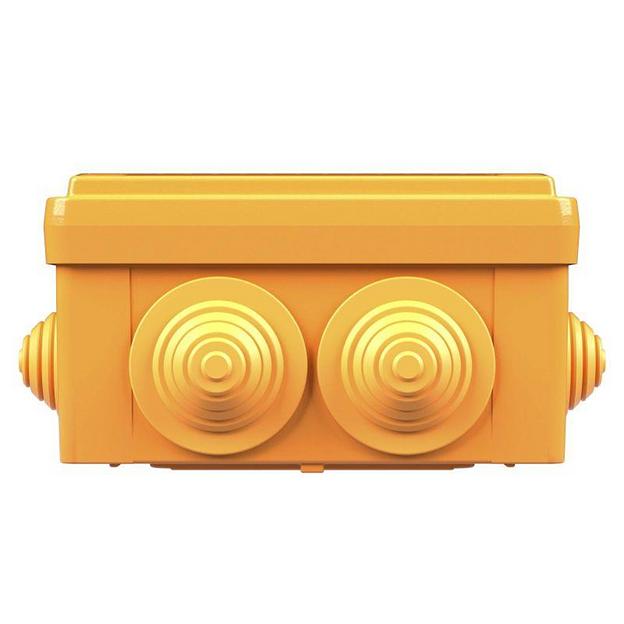 DKC FSB11510 Коробка пластиковая FS с кабельными вводами и клеммниками, IP56,100х100х50мм, 5р, 450V,20A,10мм.кв фото 3