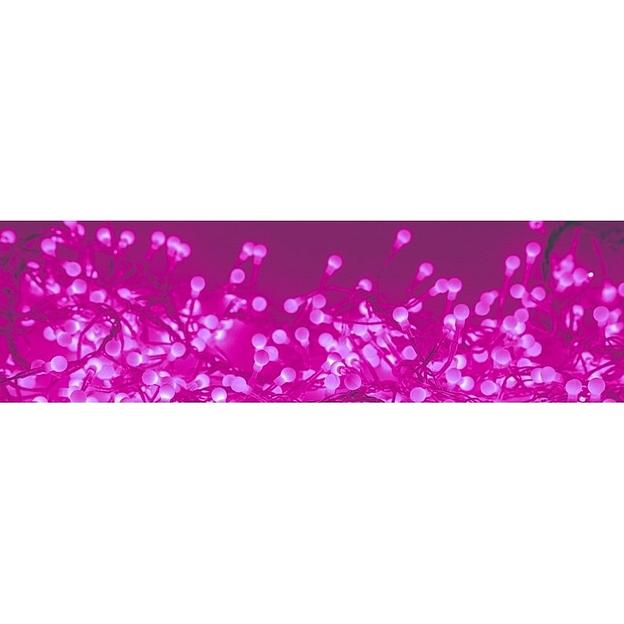 Neon-night 303-617 Гирлянда "Мишура LED" 6 м прозрачный ПВХ, 576 диодов, цвет розовый фото 1