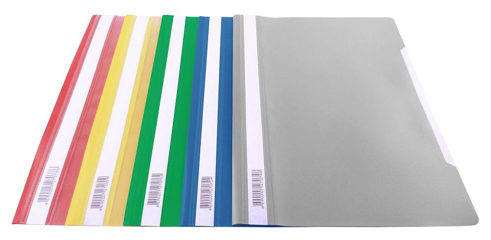 Папка-скоросшиватель Бюрократ Люкс -PSL20RED A4 прозрач.верх.лист пластик красный 0.14/0.18 фото 3