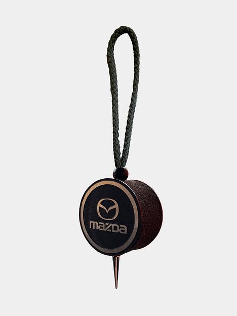 Ароматизатор воздуха для автомобиля «Диск» Mazda подвесной, серебро ОПТ фото 1