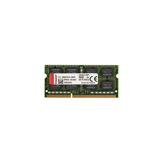 Оперативная память Kingston Valueram KVR16LS11/8WP DDR3L - 1x 8ГБ 1600МГц, для ноутбуков (SO-DIMM), Ret фото 1