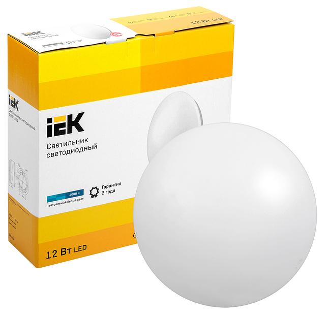 Светильник IEK 12Вт 4000K белый (LDPB0-1001-12-4000-K01) фото 3