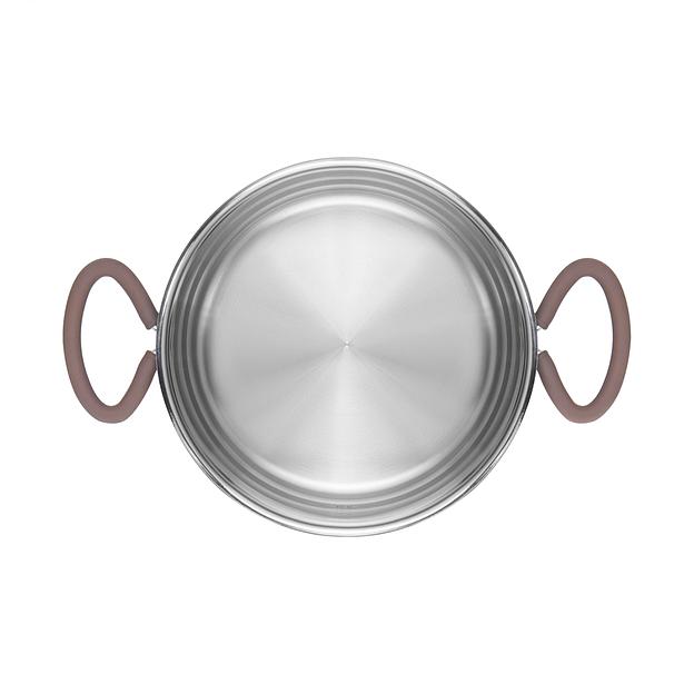 Кастрюля Rondell Etery RDS-1600 5.1л. d=24см (с крышкой) стальной фото 4