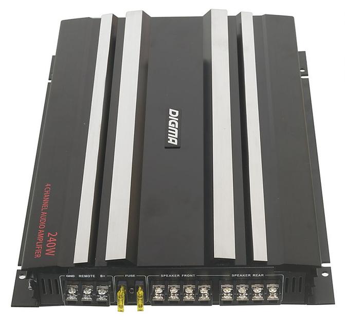 Усилитель автомобильный Digma DCP-400 четырехканальный фото 3
