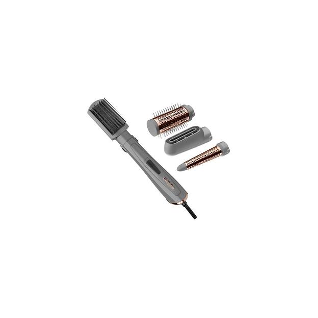 Фен-щетка BABYLISS AS136E, 1000Вт, серый фото 1