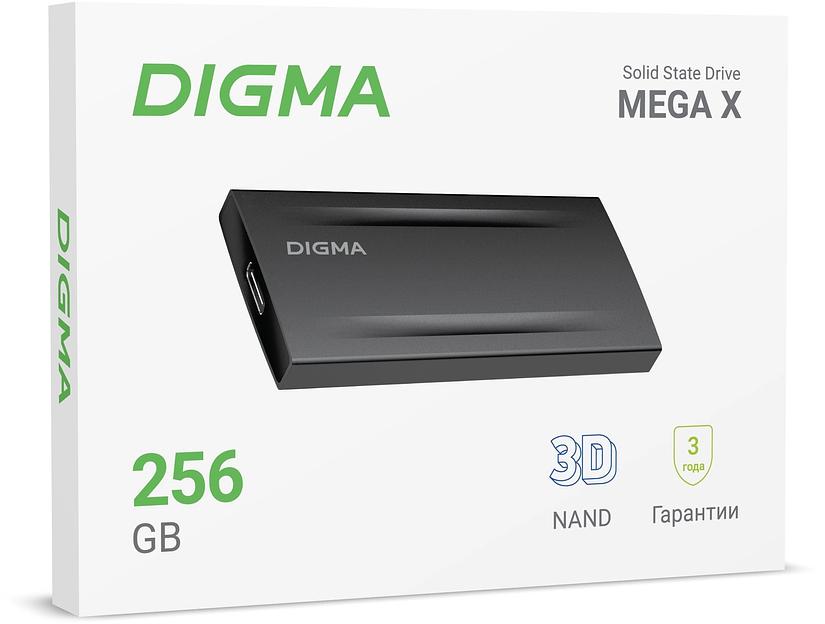 Накопитель SSD Digma USB 3.2 256GB DGSM8256G2MGG MEGA X 1.8" фото 8