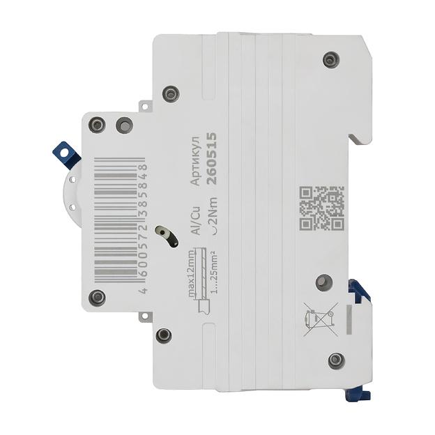 Выключатель автоматический модульный 1п C 6А 6кА OptiDin BM63-1C6-УХЛ3 КЭАЗ 260515 фото 4