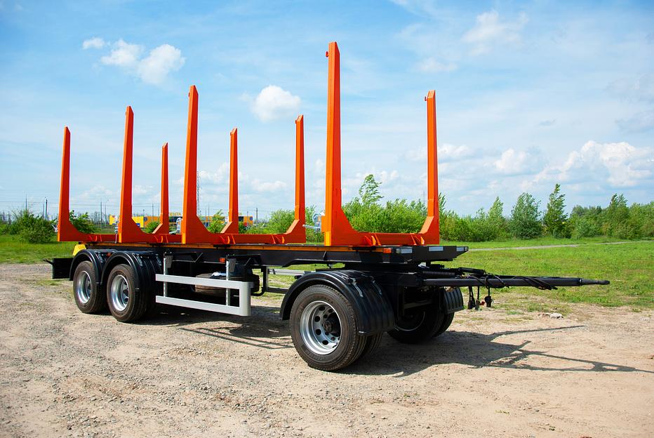 Прицеп сортиментовоз трехосный фото 5