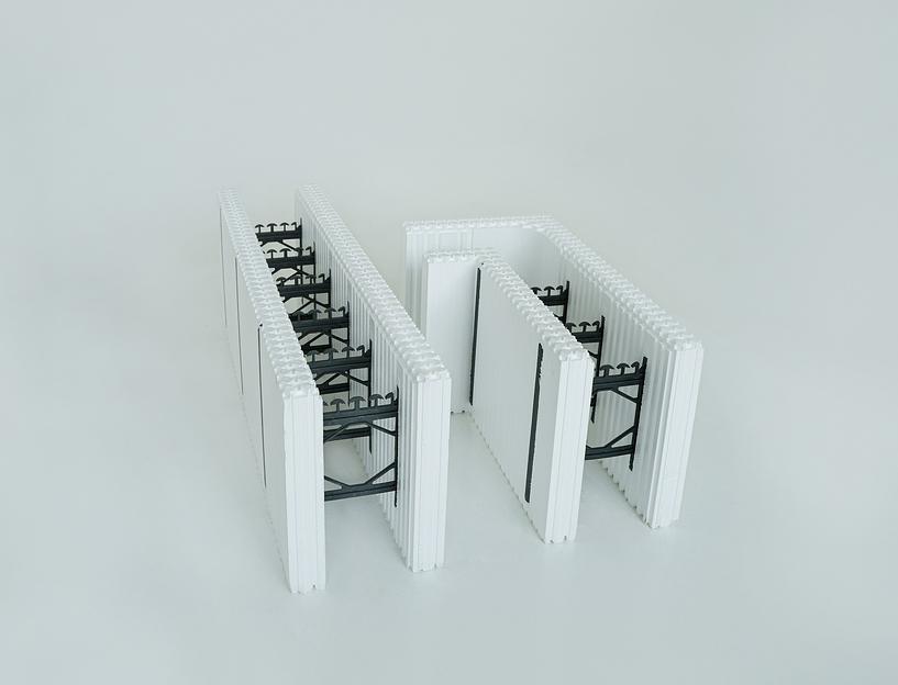 Несъемная опалубка прямой блок 1220х400х290 БВЭСС опт фото 1