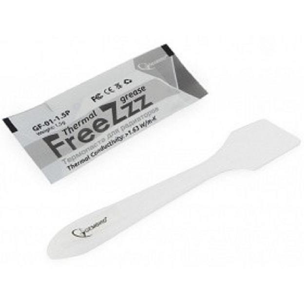 Термо паста Gembird FreeZzz GF-01-1.5P для радиаторов, 1,5гр, пакет фото 1